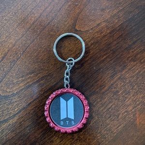 Bts Bottle Cap Keychain